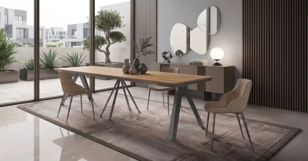 Moderna consolle allungabile BEHOME per arredare soggiorni e sale da pranzo
