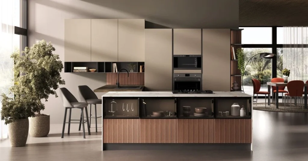 Cucina con penisola BEHOME